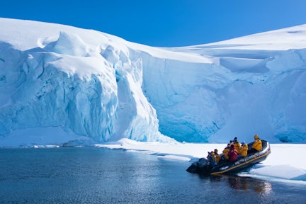 Zodiac on the ice sheet