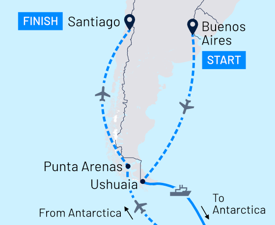 Tour map